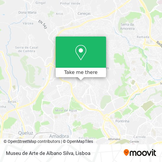 Museu de Arte de Albano Silva map