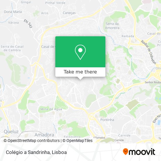 Colégio a Sandrinha map