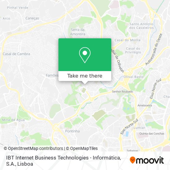 IBT Internet Business Technologies - Informática, S.A. mapa