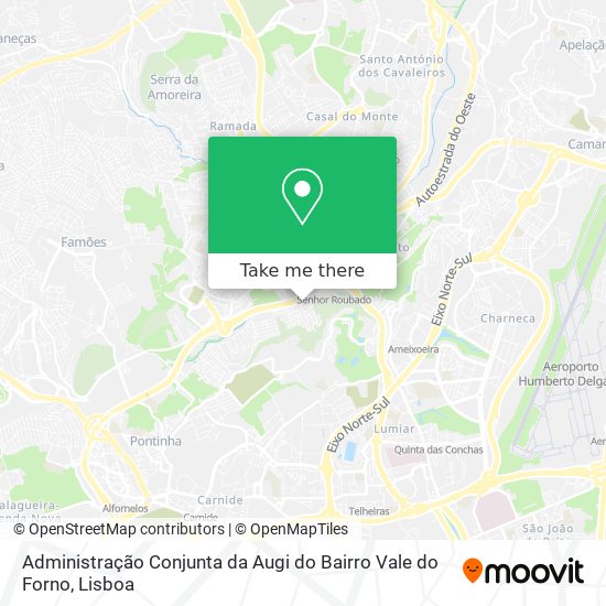 Administração Conjunta da Augi do Bairro Vale do Forno map