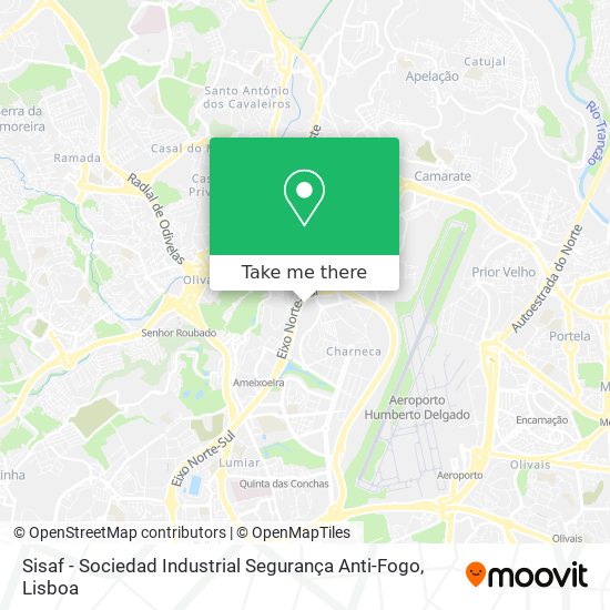 Sisaf - Sociedad Industrial Segurança Anti-Fogo mapa