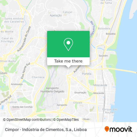 Cimpor - Indústria de Cimentos, S.a. map