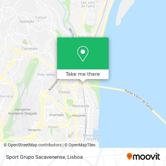 Sport Grupo Sacavenense map