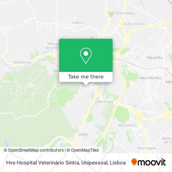 Hvs-Hospital Veterinário Sintra, Unipessoal map