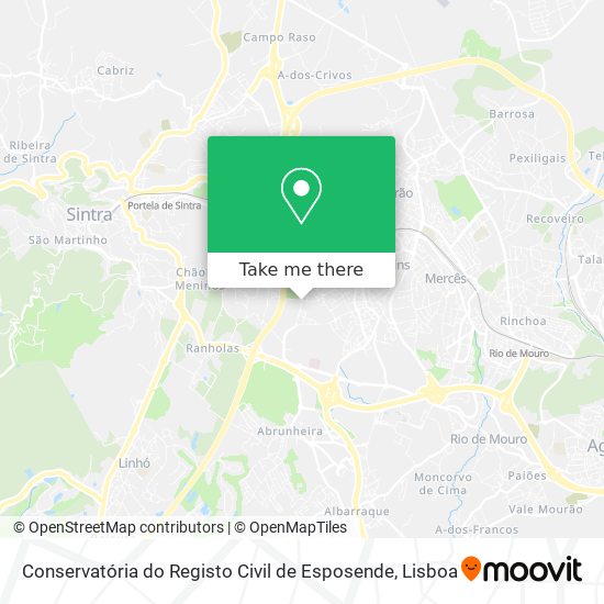 Conservatória do Registo Civil de Esposende map