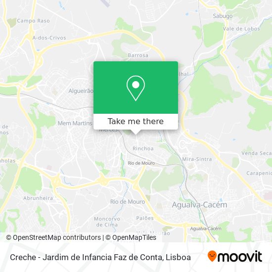 Creche - Jardim de Infancia Faz de Conta map