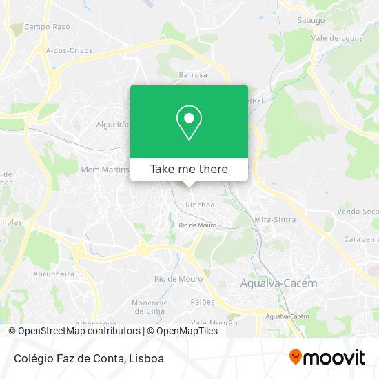 Colégio Faz de Conta map