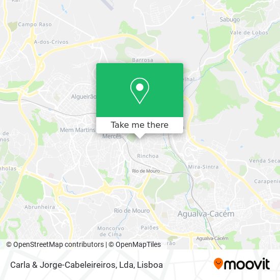 Carla & Jorge-Cabeleireiros, Lda map