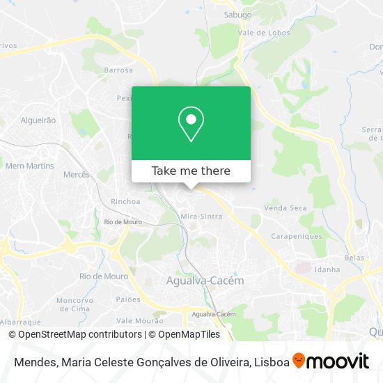 Mendes, Maria Celeste Gonçalves de Oliveira mapa