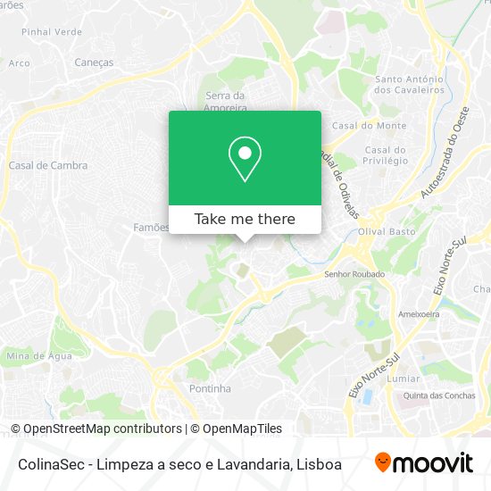 ColinaSec - Limpeza a seco e Lavandaria mapa