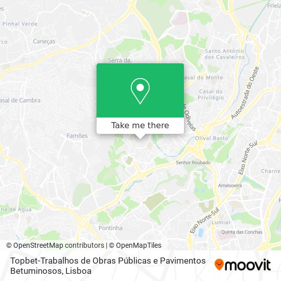 Topbet-Trabalhos de Obras Públicas e Pavimentos Betuminosos map