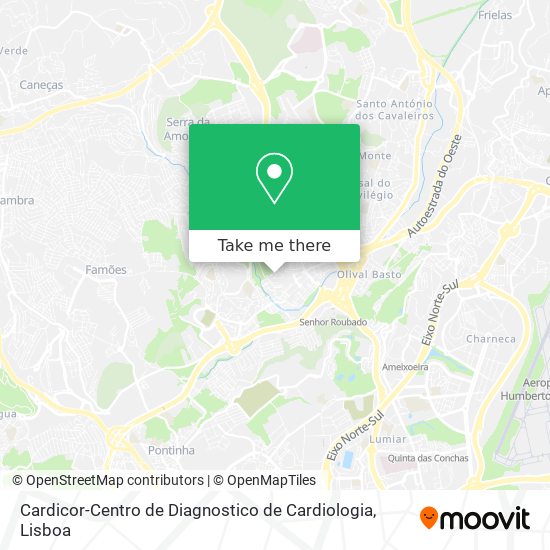 Cardicor-Centro de Diagnostico de Cardiologia mapa