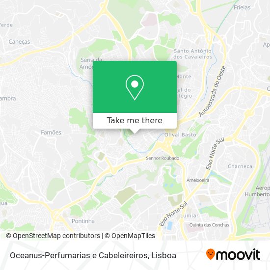 Oceanus-Perfumarias e Cabeleireiros map
