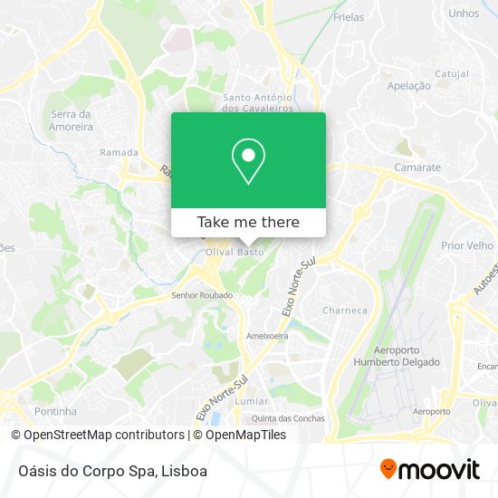 Oásis do Corpo Spa map