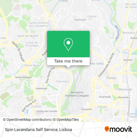 Spin Lavandaria Self Service map
