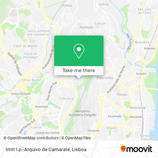 Imtt I.p.-Arquivo de Camarate map
