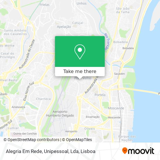 Alegria Em Rede, Unipessoal, Lda mapa