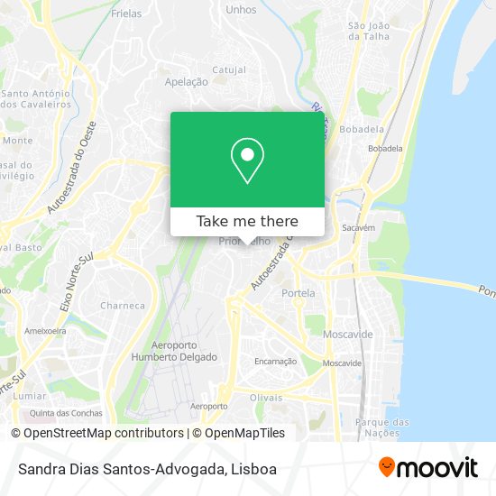 Sandra Dias Santos-Advogada mapa