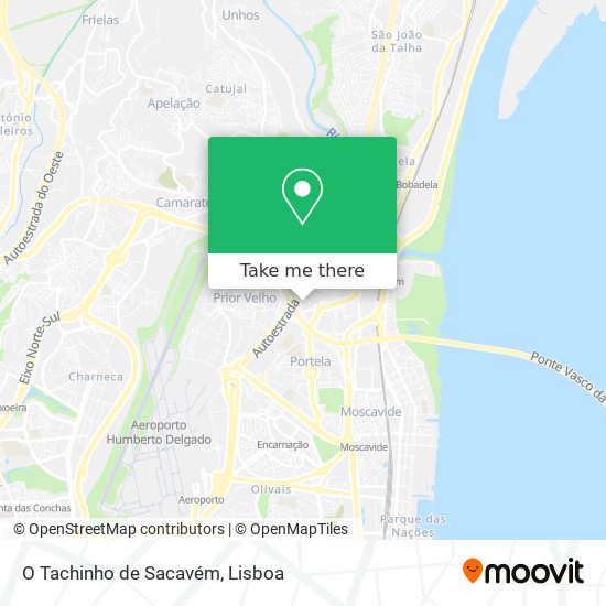 O Tachinho de Sacavém map