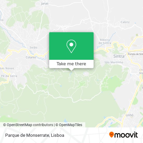 Parque de Monserrate mapa
