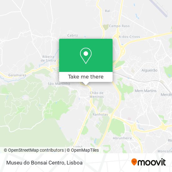Museu do Bonsai Centro map