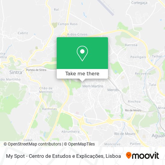 My Spot - Centro de Estudos e Explicações mapa