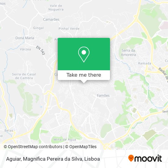 Aguiar, Magnífica Pereira da Silva mapa