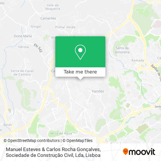 Manuel Esteves & Carlos Rocha Gonçalves, Sociedade de Construção Civil, Lda map