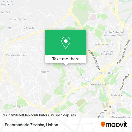 Engomadoria Zézinha map