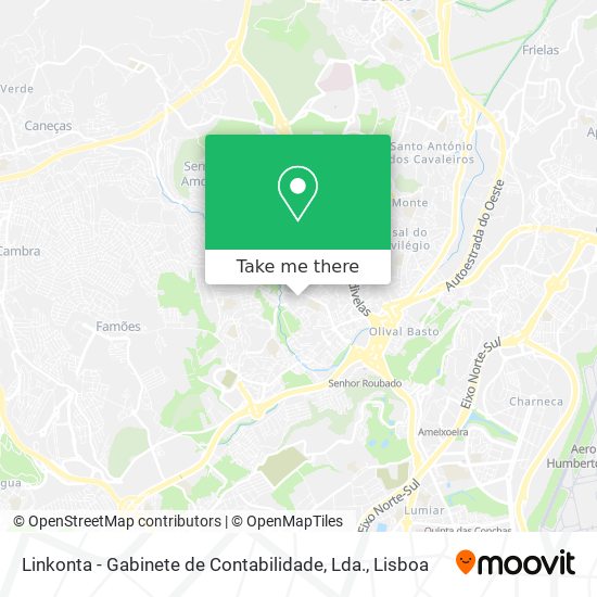 Linkonta - Gabinete de Contabilidade, Lda. map