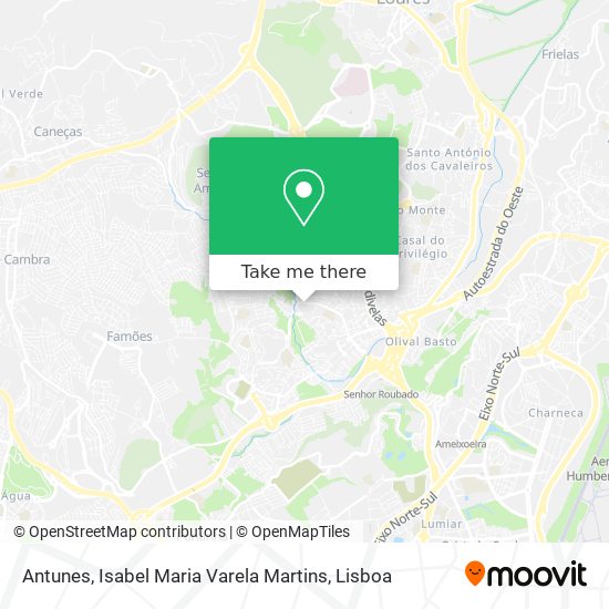 Antunes, Isabel Maria Varela Martins map
