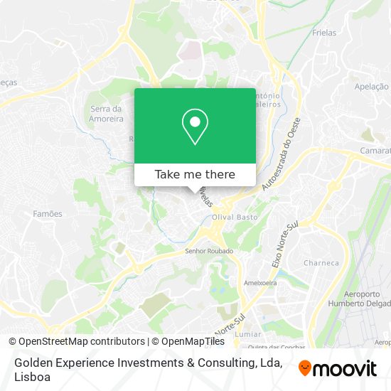Golden Experience Investments & Consulting, Lda map