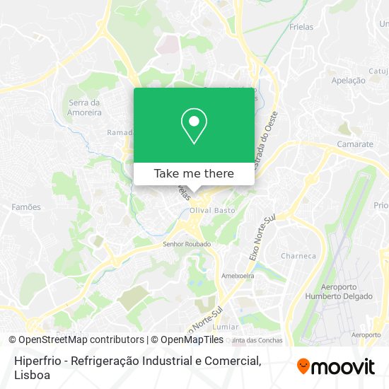 Hiperfrio - Refrigeração Industrial e Comercial map