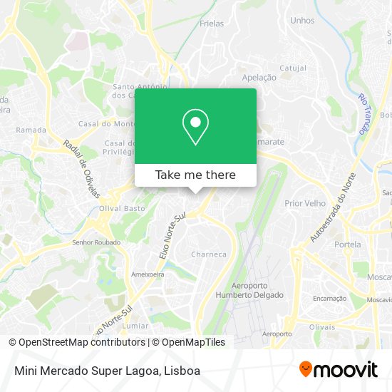 Mini Mercado Super Lagoa map