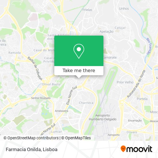 Farmacia Onilda mapa