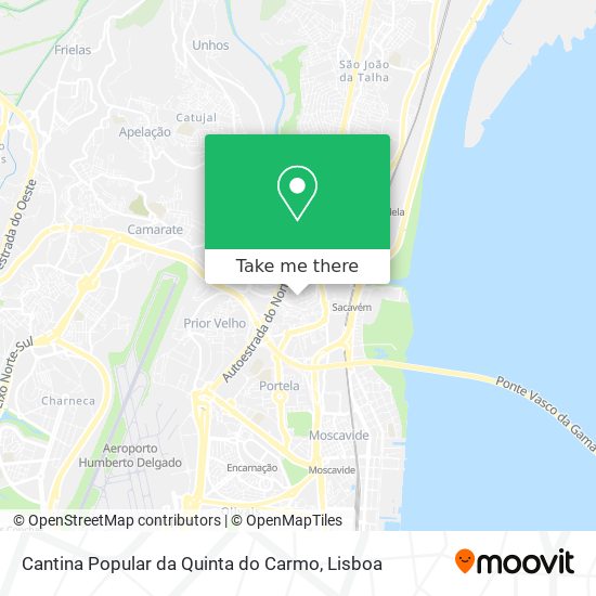 Cantina Popular da Quinta do Carmo map
