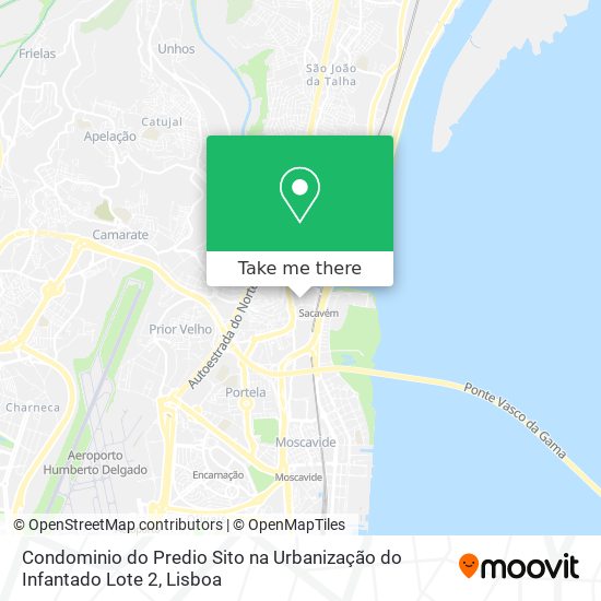 Condominio do Predio Sito na Urbanização do Infantado Lote 2 map