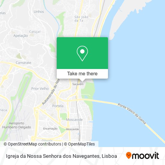 Igreja da Nossa Senhora dos Navegantes map