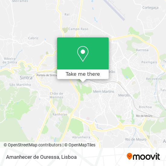 Amanhecer de Ouressa mapa