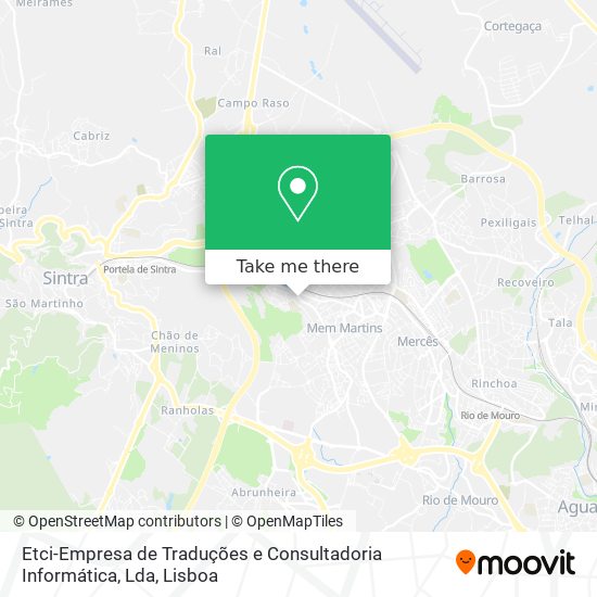 Etci-Empresa de Traduções e Consultadoria Informática, Lda map