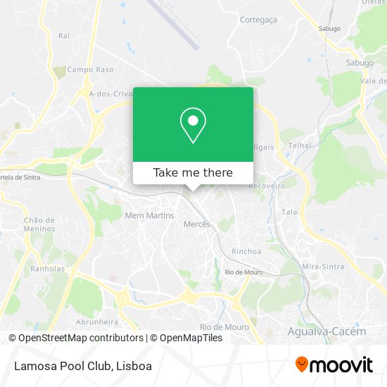 Lamosa Pool Club mapa