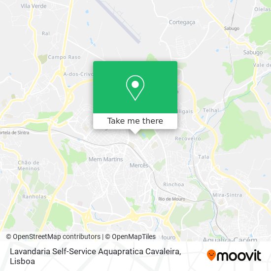 Lavandaria Self-Service Aquapratica Cavaleira map