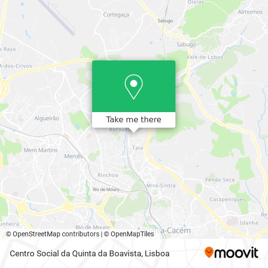 Centro Social da Quinta da Boavista map