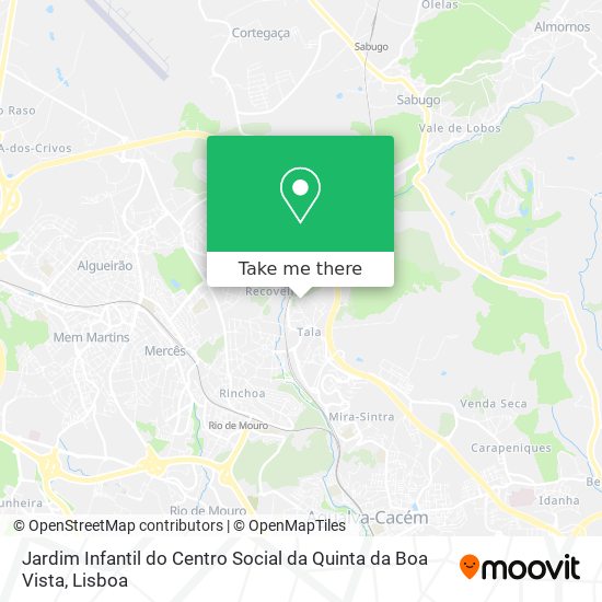 Jardim Infantil do Centro Social da Quinta da Boa Vista map