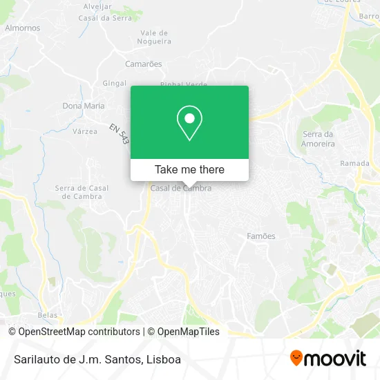 Sarilauto de J.m. Santos map