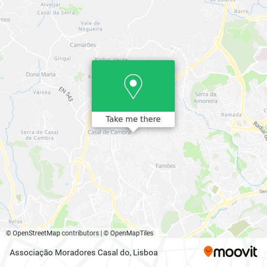 Associação Moradores Casal do map