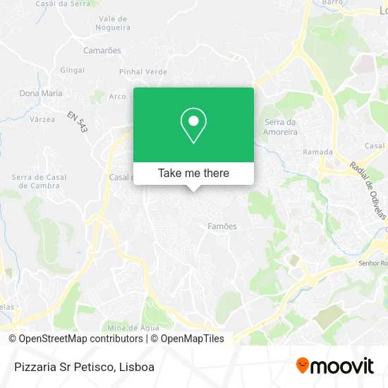 Pizzaria Sr Petisco map