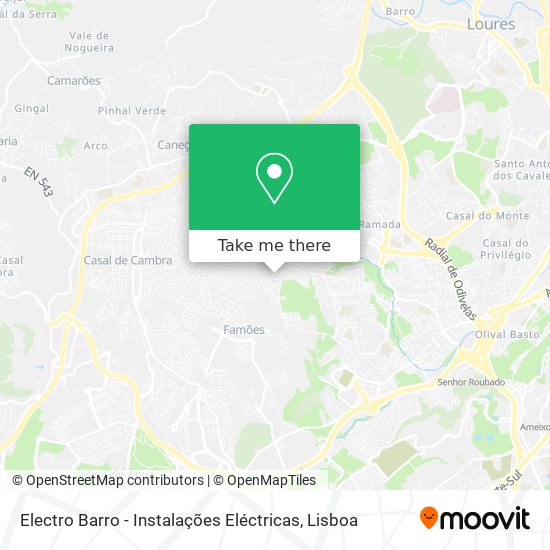 Electro Barro - Instalações Eléctricas mapa