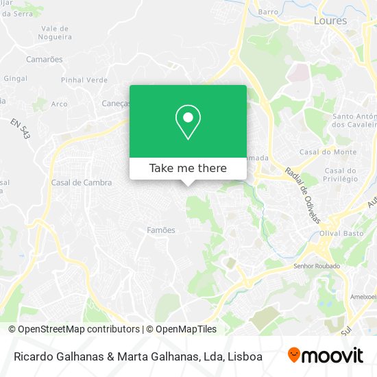 Ricardo Galhanas & Marta Galhanas, Lda map