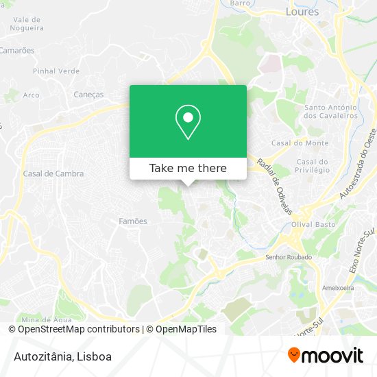 Autozitânia mapa